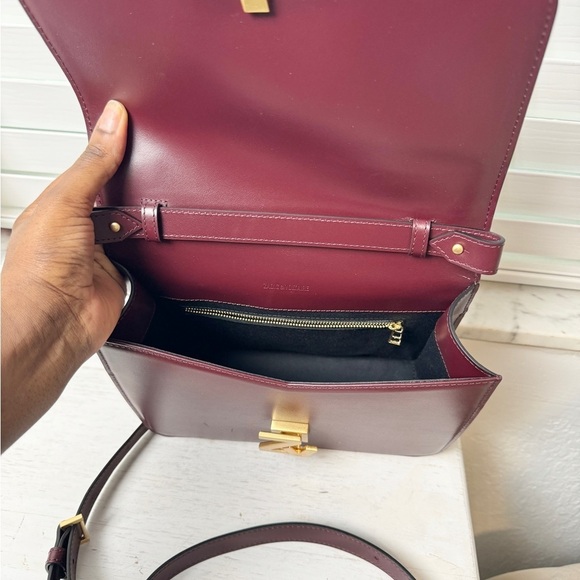 New ZADIG & VOLTAIRE Zv Initiale Le City in burgundy leather - Picture 6 of 8